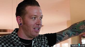 Dude seducing and fucking his GFs big boobed MILF stepmom Katie Morgan