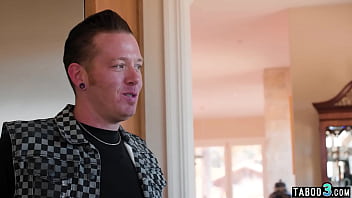 Dude seducing and fucking his GFs big boobed MILF stepmom Katie Morgan