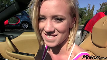 MOFOZO.com - 18 Year Old Blonde Gets The Cum On Her Ass