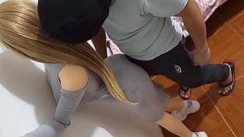 My Brazilian blonde stepdaughter is the exclusive sexual...anal sex after warming her up
