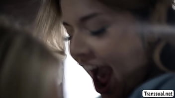 Busty Vanessa Vega gets pussy fucked by TS Stepmom