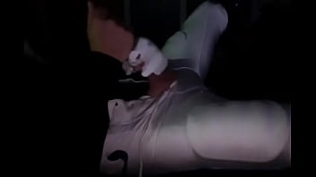 Jerking off after football game