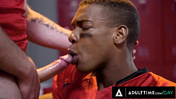 HETEROFLEXIBLE - Muscle Jock Gets Assfucked By His Teammate In The Locker Room After A Football Game
