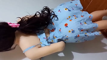 She doesn&#039_t have panties under her skirt and my cock knows it!!!!!