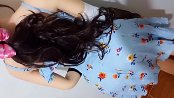 She doesn&#039_t have panties under her skirt and my cock knows it!!!!!