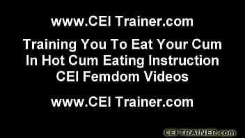 I will make you unload your balls in your own mouth CEI