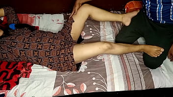 Secretly fucked the neighbor while resting naked in the room