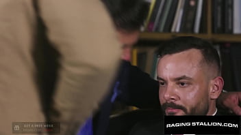 Sharp Dressed Bearded Hunk Epic Group Fuck - RagingStallion