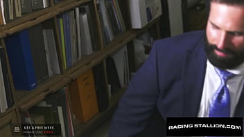 Sharp Dressed Bearded Hunk Epic Group Fuck - RagingStallion