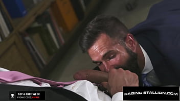 Sharp Dressed Bearded Hunk Epic Group Fuck - RagingStallion