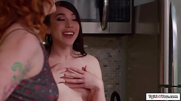 Nudist ladyboy Kasey Kei fucks neighbor