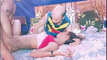 One cock is not enough for the Bengali babe threesome fuck / hanif and popy khatun and manik mia