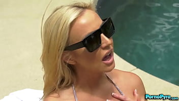 Blonde Milf Sophia West Disturbs The Peace When Fucking Outside