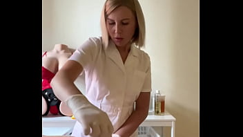 I depilate my favorite client'_s dick and then he fucks my assistant