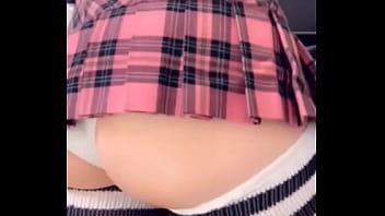 Femboy masturbates