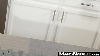 Tgirl Natalie Mars badtothebone fisting dildo play with cis darling