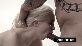 Hot blonde girl Chloe Cherry in threesome sex with her masseuse Aaliyah Love and her husband