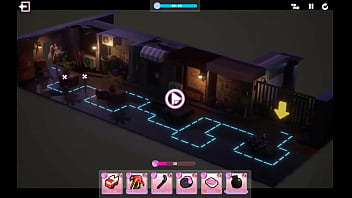 Cute Honey Bunny Girl [ Hentai Game PornPlay ] Ep.4 cuckolding threesome in the back alley