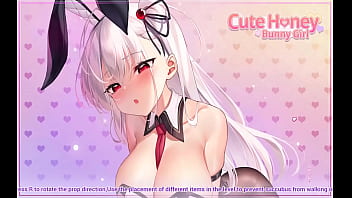 Cute Honey Bunny Girl [ Hentai Game PornPlay ] Ep.4 cuckolding threesome in the back alley