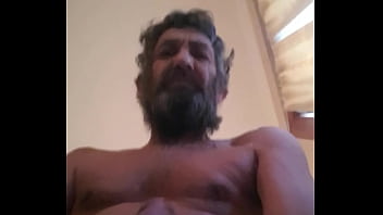 Got up very horny and wank off to nice cumming shot at backdoor