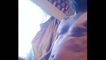 Got up very horny and wank off to nice cumming shot at backdoor