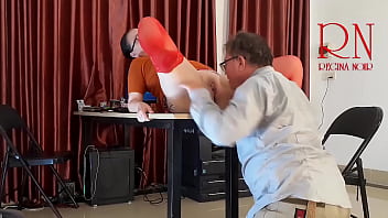 Monday in the office. Employee without panties. Tease, lick pussy, suck dick in the office. Naughty office. c22