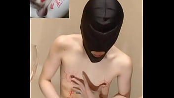 オスマゾのクリスマス　オスミルクぶっかけケーキと小便シャンメリーの飲み食い