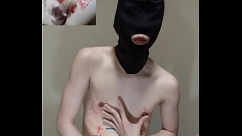 オスマゾのクリスマス　オスミルクぶっかけケーキと小便シャンメリーの飲み食い