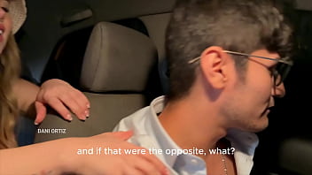 Dani Ortiz destroys the cock of the virgin cab driver