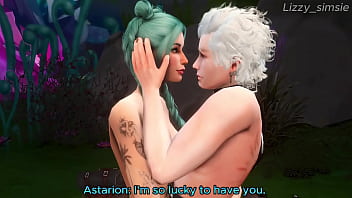 Astarion fingering horny Tav then cum inside her - sims 4 - 3D animation - Baldur'_s gate III