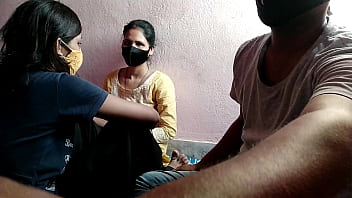 xxx threesome sex with step sister and best friend hindi audio