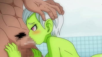 broly &amp_ cheelai, blowjob and assfuck scene