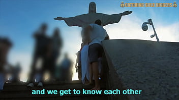 Sexy Brazilian Gold Digger Gets Picked Up With A Passport Trick