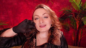 ASMR with nitrile tight medical gloves (Arya Grander)