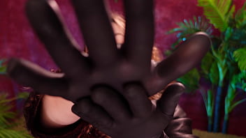 ASMR with nitrile tight medical gloves (Arya Grander)