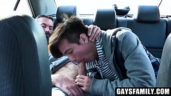 Stepdad Fucks His New Car Learner Stepson for Almost Crashing the Car - Gaysfamily