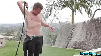 Ebony Babe Cecilia Lion Fucks Hot White Surfer'_s Cock