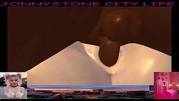 JonnyStone meets fun pink woman (custom)