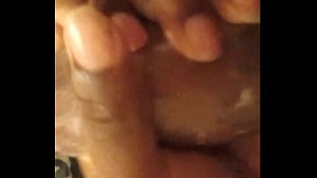Homemade jurking off my big wet cock
