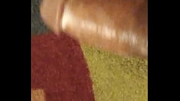 Homemade jurking off my big wet cock