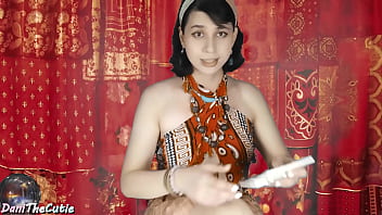 sexy gypsy psychic Indian tgirl DaniTheCutie predicts that you&#039_ll be fucking her in the near future during your strange reading