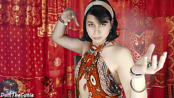 sexy gypsy psychic Indian tgirl DaniTheCutie predicts that you'_ll be fucking her in the near future during your strange reading