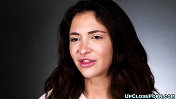 Teen Jane Wilde answers intimate questions and masturbates with a vibrator until she cums in a laughing REAL orgasm!