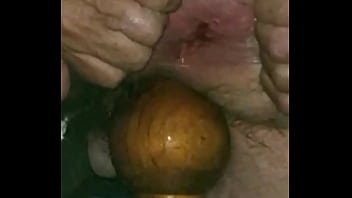 BedPost fucking my Ass up close with gape.