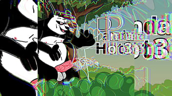 Panda Series: PandaHot is caught by Pandita while masturbating, the young panda gives the fat panda a blowjob and she ends up getting fucked doggystyle (Funny sex parody)