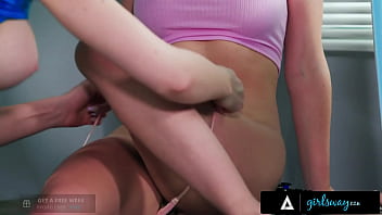 GIRLSWAY - Hot Gamer Babe Jewelz Blu Has Her Pussy Eaten By Her College Roommate During Live Stream