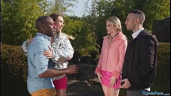 Melody Marks &amp_ Elena Vedem Trade Male Sex Partners