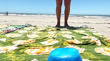 Public Places 1.4 We Almost Got Caught, Hot Day at the Beach, Exhibitionism, Masturbation and Squirting Orgasm