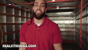 James Angel Shows Up On A Moving Job And Is Immediately Focused On Big Tit Blonde MILF Tiffani Madison - REALITY KINGS