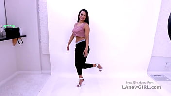 Dark Skin Model is a total Slut at her photoshoot